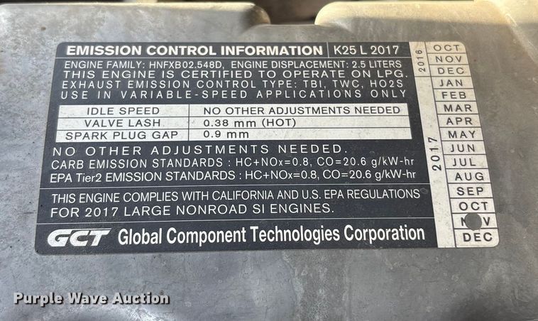 image for item EC8014 2018 UniCarriers PF60 forklift