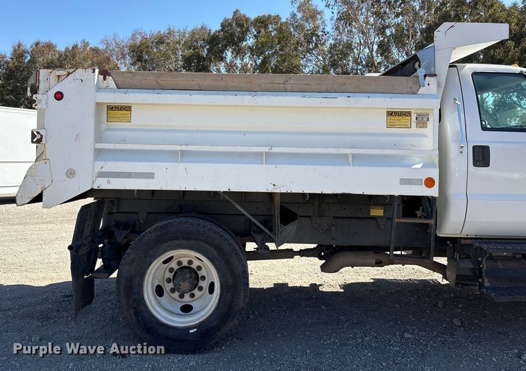 image for item EC8017 2008 Ford F750 Super Duty XL dump truck