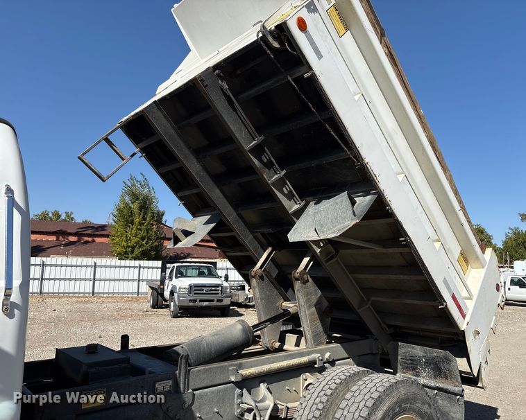 image for item EC8017 2008 Ford F750 Super Duty XL dump truck