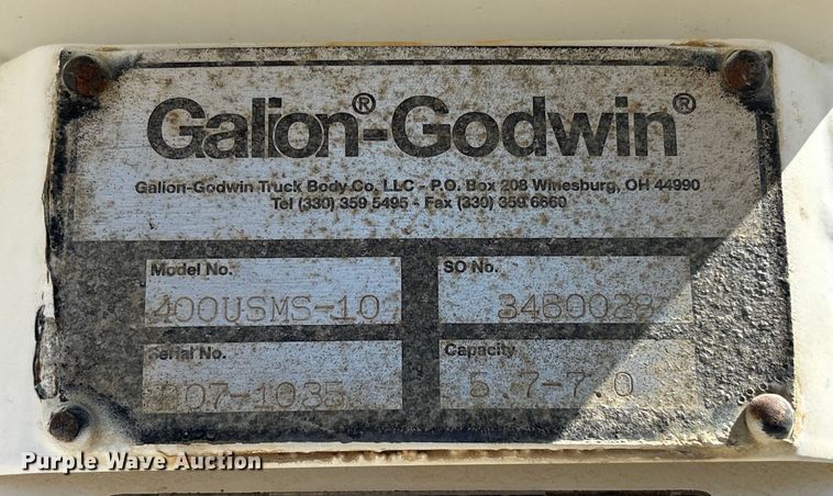 image for item EC8018 2008 Ford F750 Super Duty XL dump truck