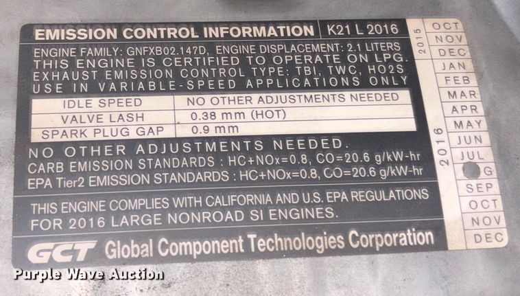 image for item EC8019 2016 UniCarriers CFS40 forklift