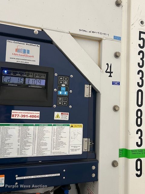 image for item EC8027 USA-Containers refrigerated shipping container