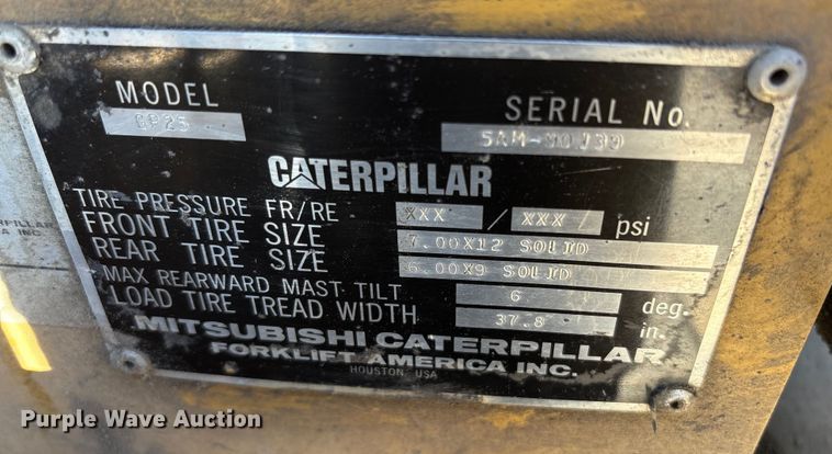 image for item EC8032 1994 Caterpillar GP25 forklift