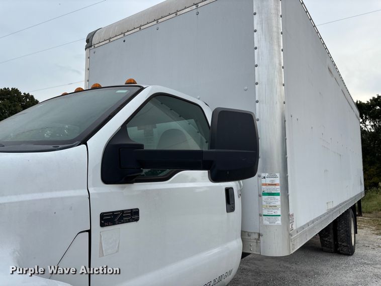 image for item ED2237 2012 Ford F750 box truck