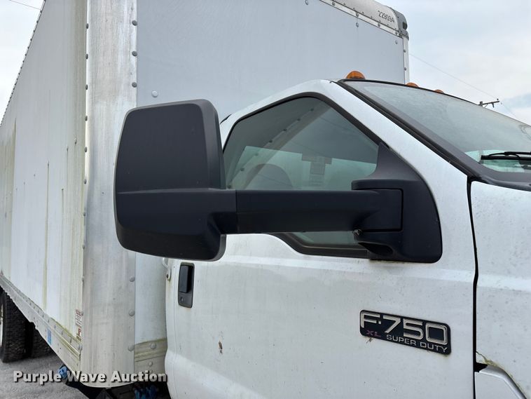 image for item ED2237 2012 Ford F750 box truck