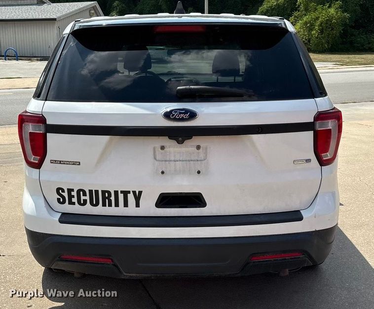 image for item ED2241 2019 Ford Explorer Police Interceptor SUV