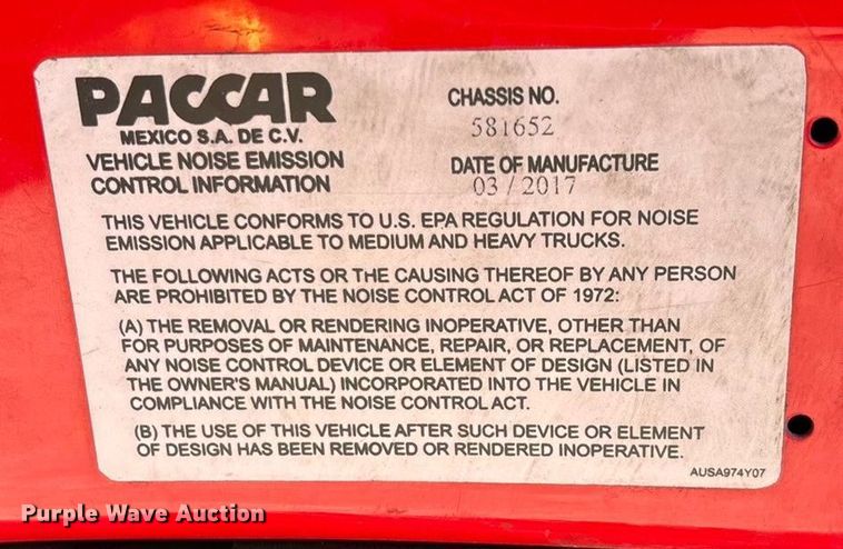 image for item ED2242 2018 Kenworth K270 box truck