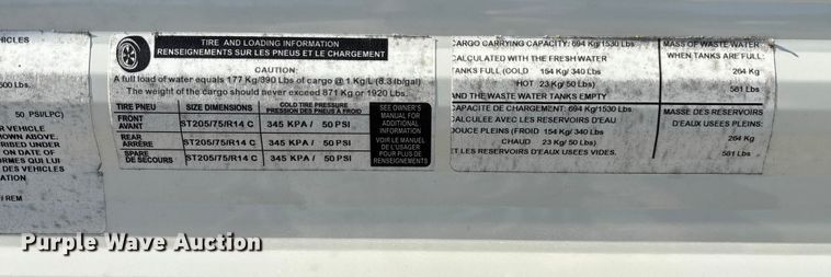 image for item ED2251 2017 Heartland Trail Runner camper