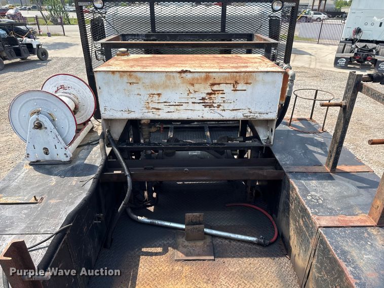 image for item ED5911 2008 Hino 268 flatbed truck