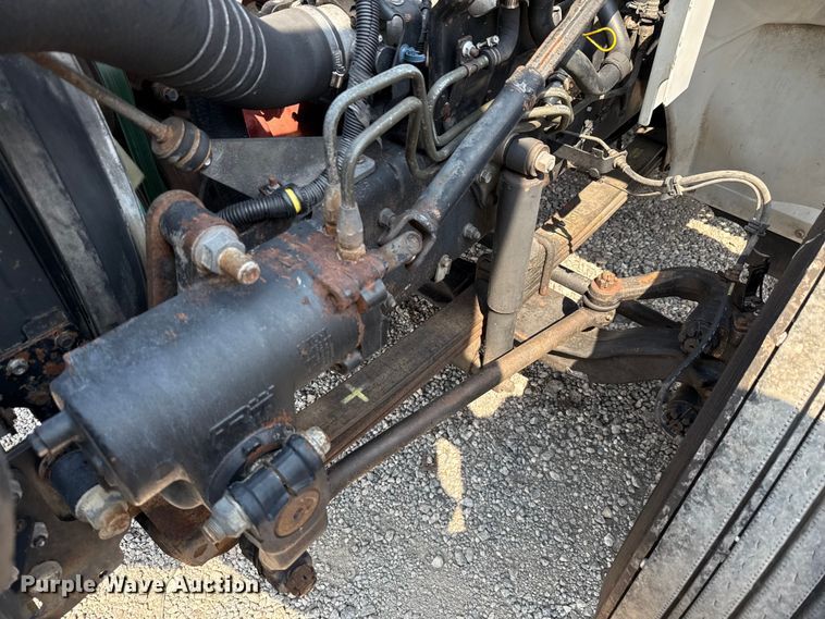 image for item ED5911 2008 Hino 268 flatbed truck