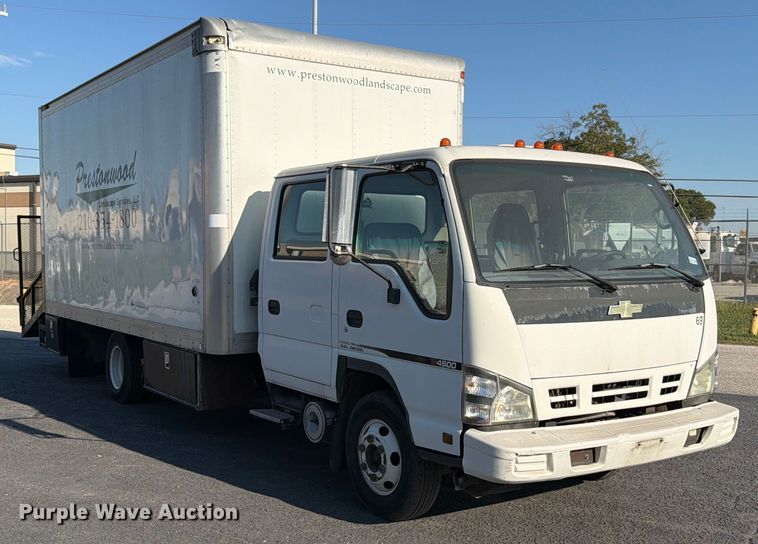 image for item ED5953 2006 Chevrolet W4500 Crew Cab box truck