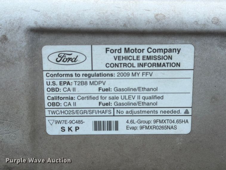 image for item ED5956 2009 Ford E150 van