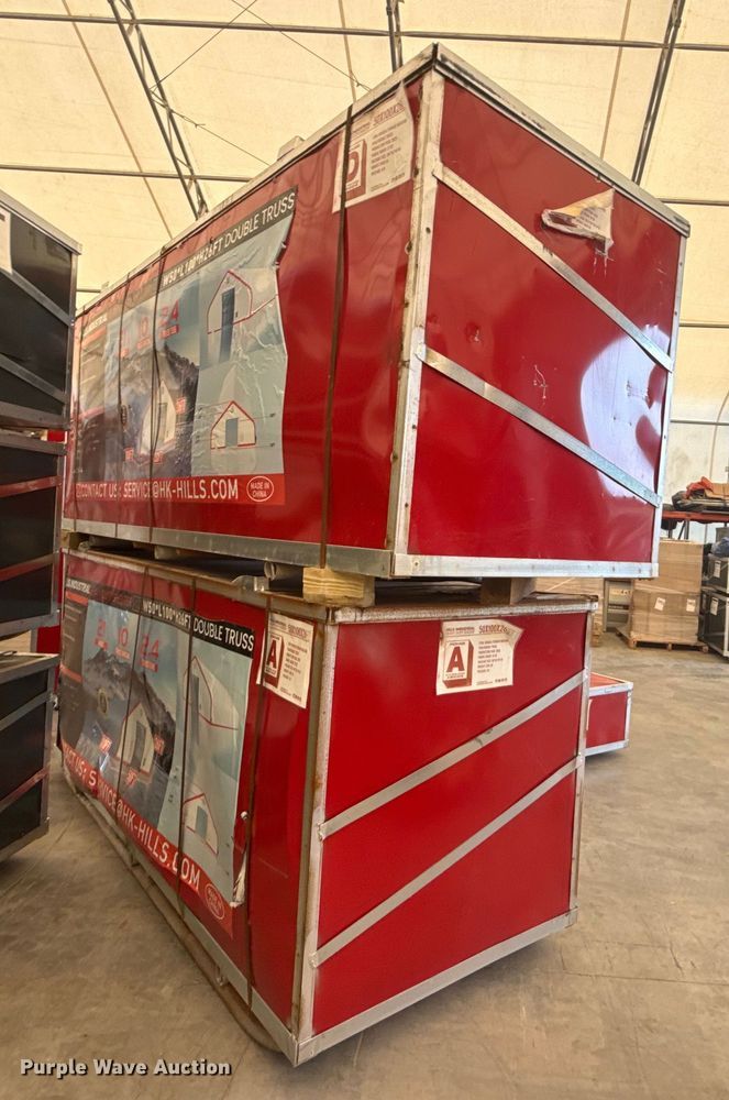 image for item EG8233 Hills Industrial double truss arch storage shelter