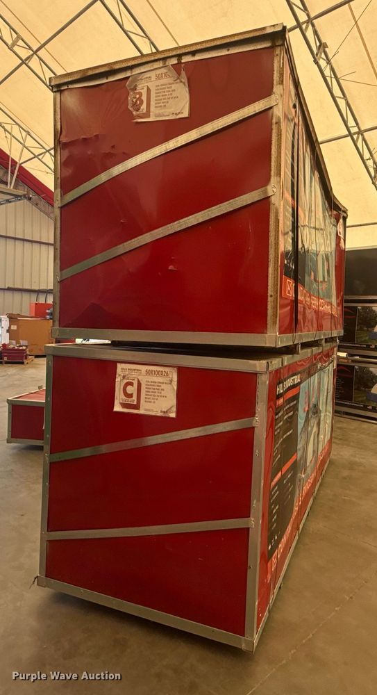 image for item EG8233 Hills Industrial double truss arch storage shelter