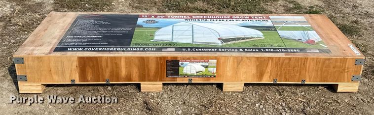 image for item EG8236 Covermore GH122007 tunnel greenhouse grow tent