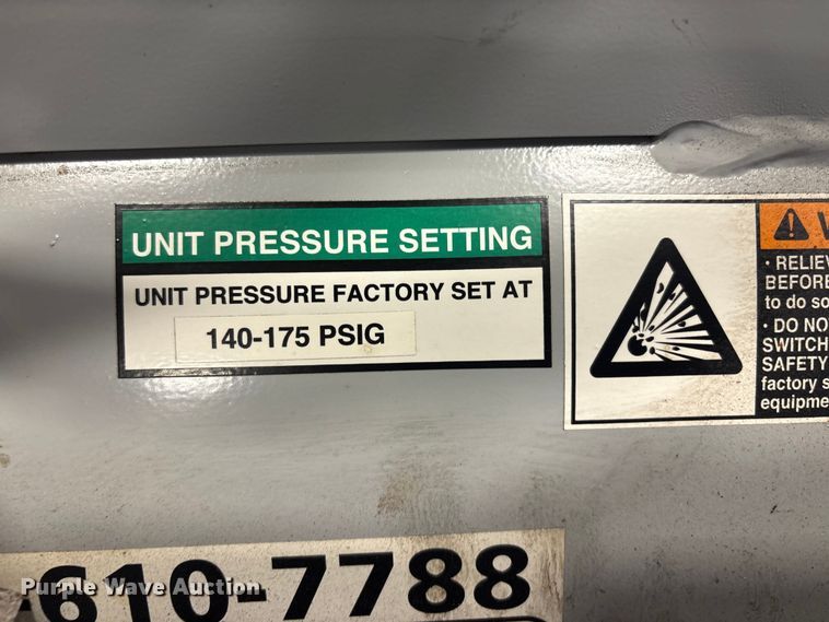 image for item EH7507 2016 Gardener Denver air compressor