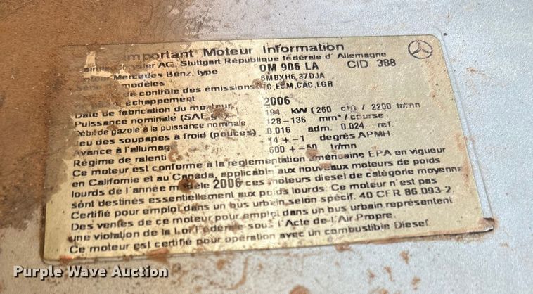 image for item EH7524 2007 Freightliner Business Class M2 refrigerated truck