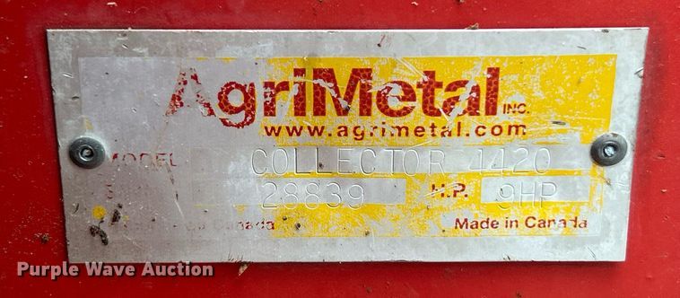 image for item EK8038 Agrimetal Collector 4420 leaf vacuum