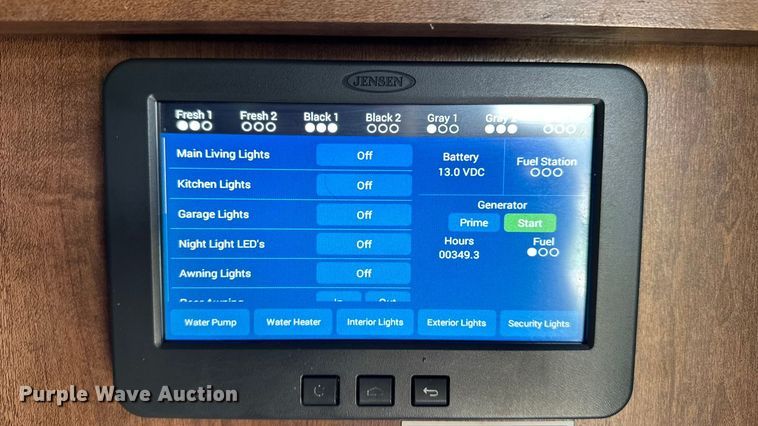 image for item EL5493 2017 Keystone Fuzion Chrome toy hauler camper