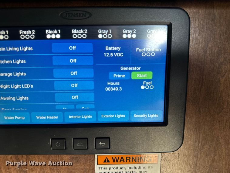 image for item EL5493 2017 Keystone Fuzion Chrome toy hauler camper