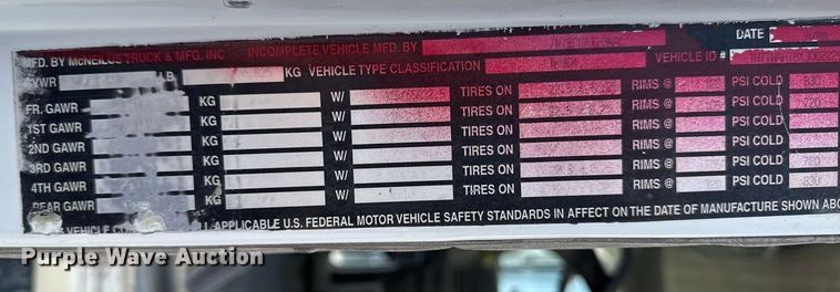 image for item EM2354 1999 International 5000 water truck