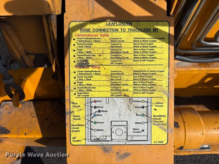 image for item EM6049 Trackless Vehicles Limited LL leaf loader