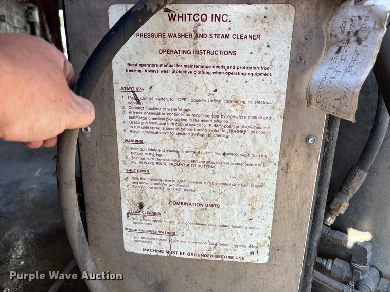 image for item EM6077 Whitco 423 pressure washer