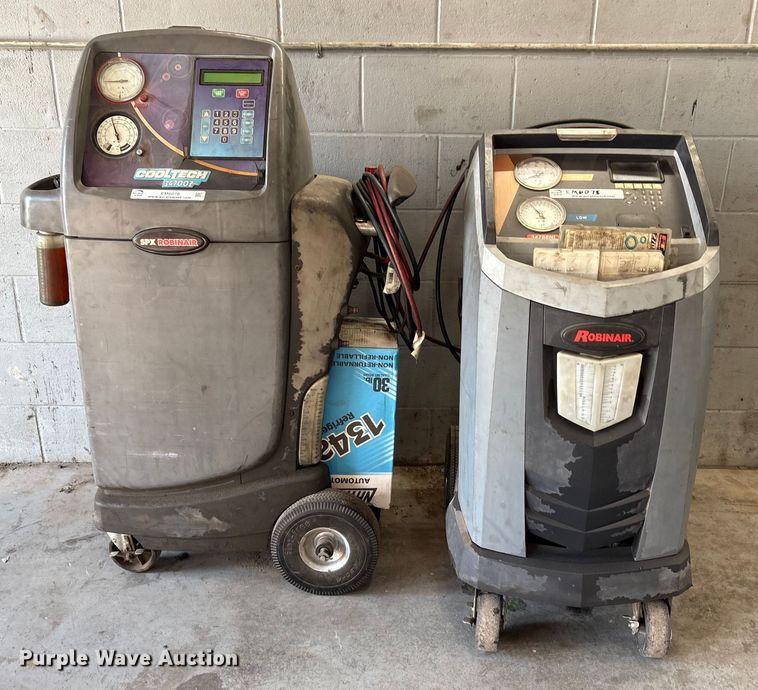image for item EM6078 (2) Robinair refrigerant recovery recycling units