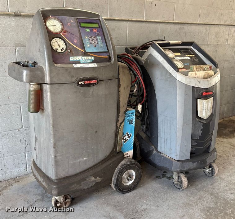 image for item EM6078 (2) Robinair refrigerant recovery recycling units