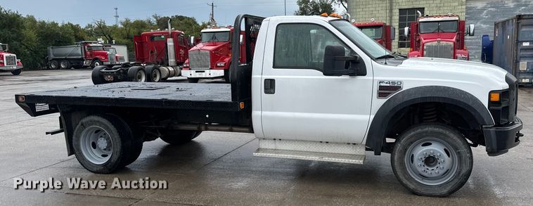 image for item EM8166 2008 Ford F450 Super Duty XL flatbed truck