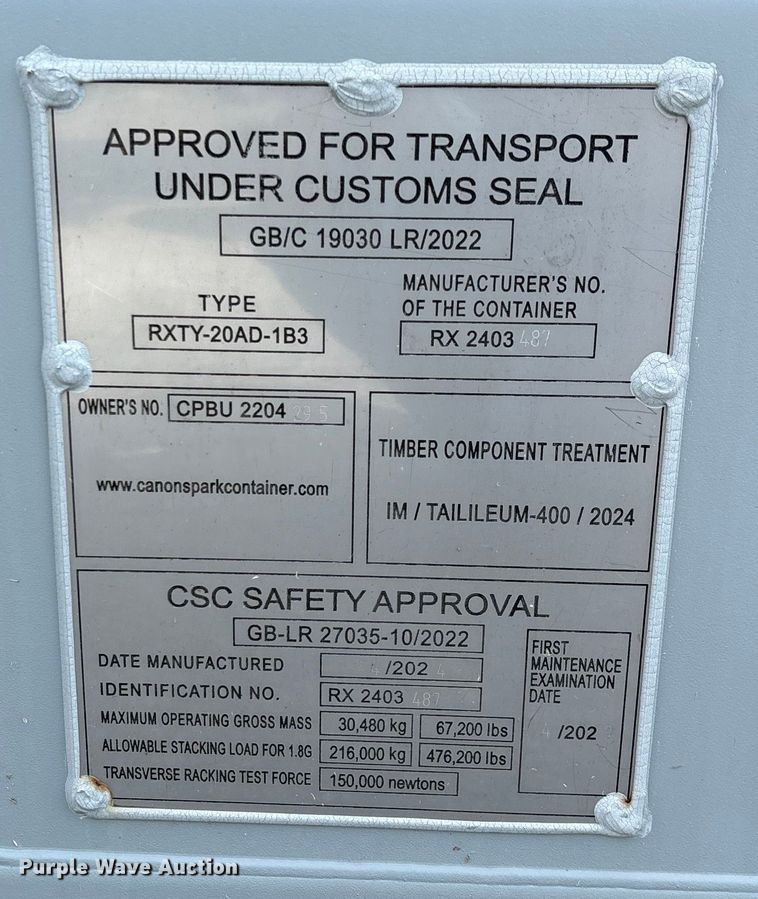 image for item EN5611 Office container