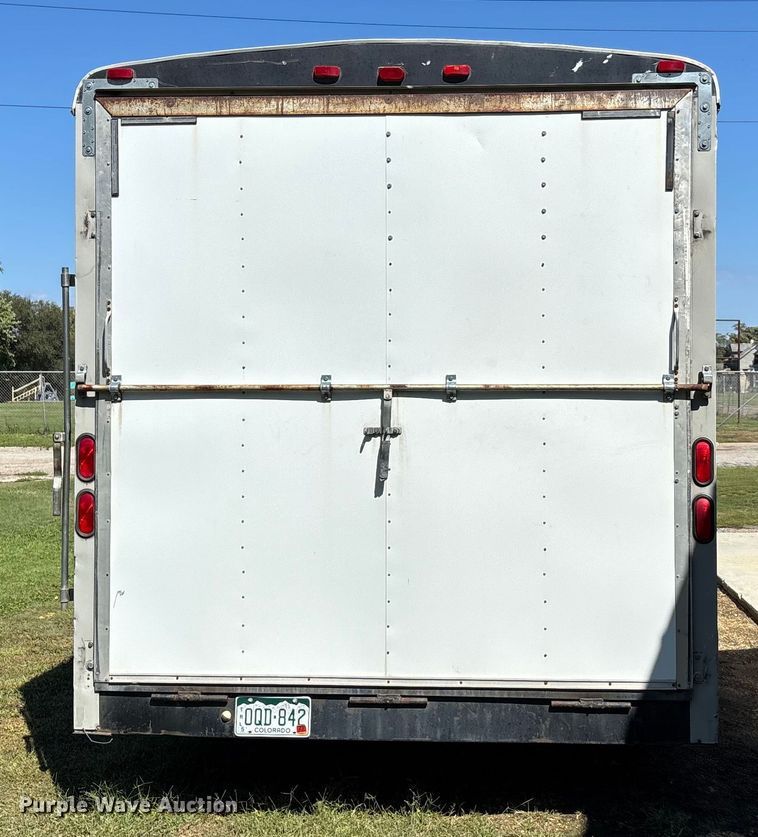 image for item EO1634 2002 Haulmark GRG85X28WT4 enclosed cargo trailer