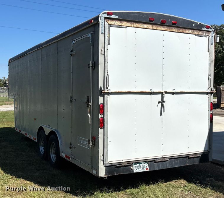 image for item EO1634 2002 Haulmark GRG85X28WT4 enclosed cargo trailer