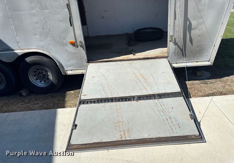 image for item EO1634 2002 Haulmark GRG85X28WT4 enclosed cargo trailer