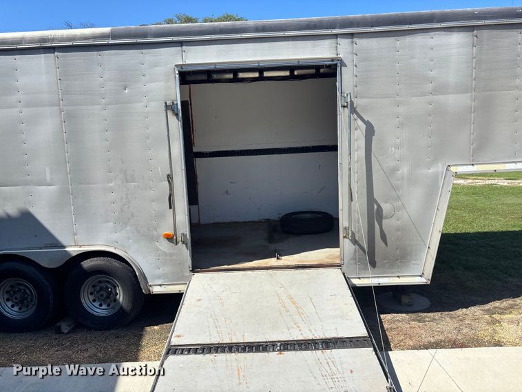 image for item EO1634 2002 Haulmark GRG85X28WT4 enclosed cargo trailer