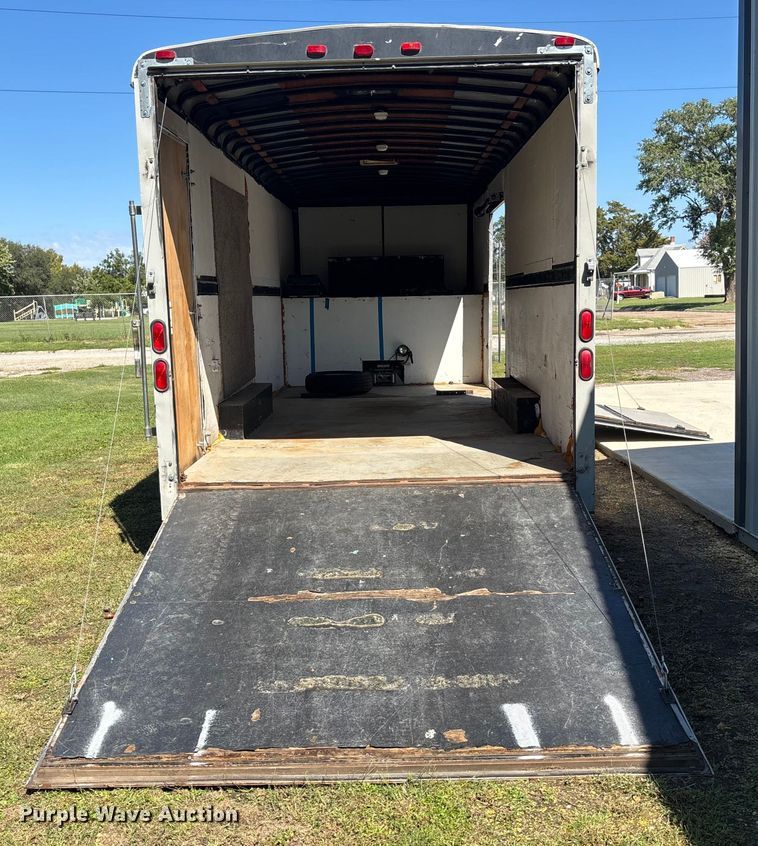 image for item EO1634 2002 Haulmark GRG85X28WT4 enclosed cargo trailer