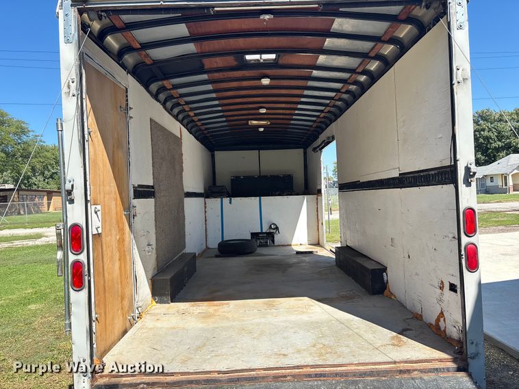 image for item EO1634 2002 Haulmark GRG85X28WT4 enclosed cargo trailer
