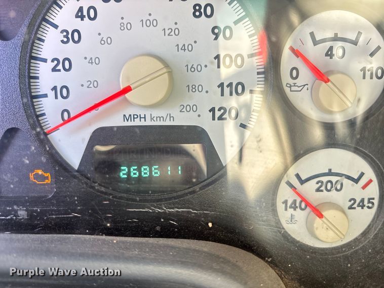 image for item EO1635 2009 Dodge Ram 4500HD Quad Cab flatbed truck