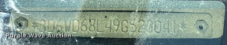 image for item EO1635 2009 Dodge Ram 4500HD Quad Cab flatbed truck