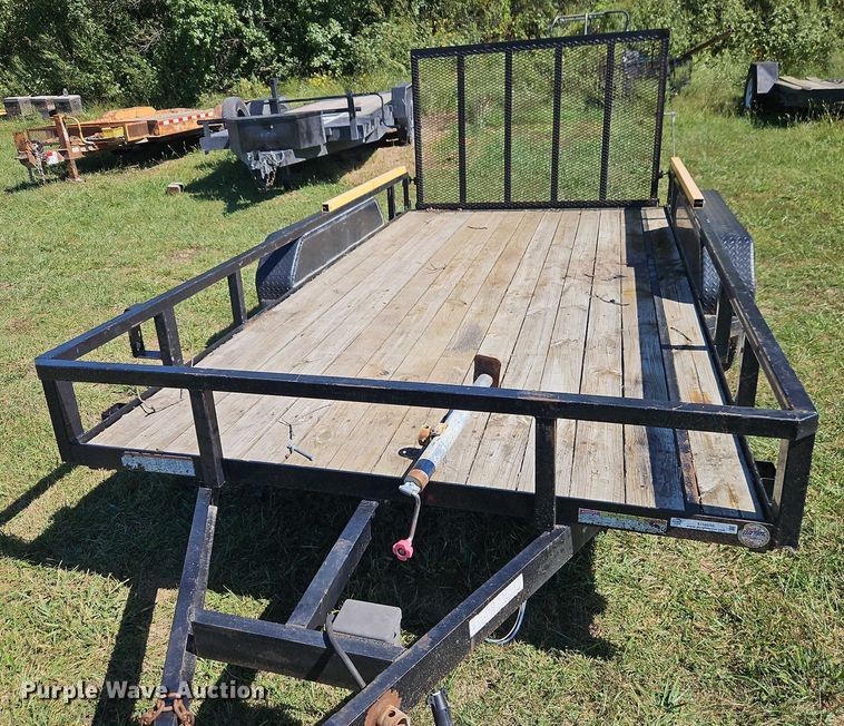 image for item EO4655 2019 Sure-Trac ST8214TAT-B-070 utility trailer