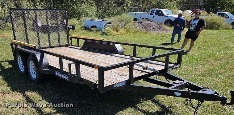 image for item EO4655 2019 Sure-Trac ST8214TAT-B-070 utility trailer