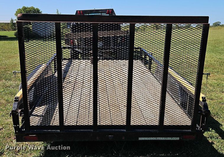 image for item EO4655 2019 Sure-Trac ST8214TAT-B-070 utility trailer