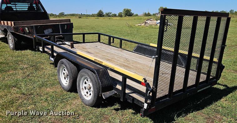 image for item EO4655 2019 Sure-Trac ST8214TAT-B-070 utility trailer