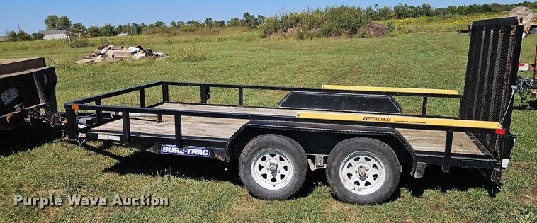 image for item EO4655 2019 Sure-Trac ST8214TAT-B-070 utility trailer