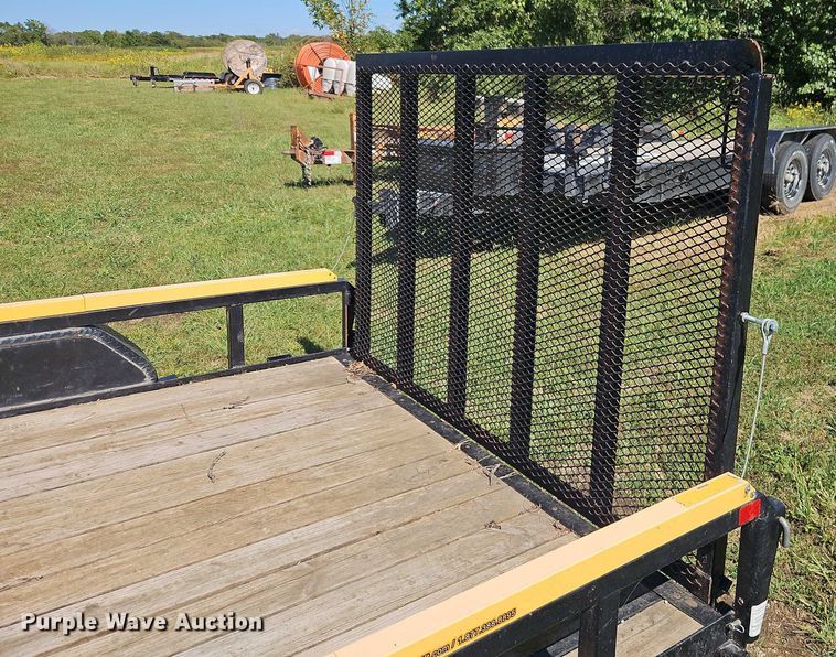 image for item EO4655 2019 Sure-Trac ST8214TAT-B-070 utility trailer