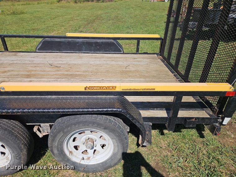 image for item EO4655 2019 Sure-Trac ST8214TAT-B-070 utility trailer