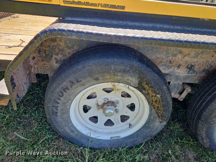 image for item EO4655 2019 Sure-Trac ST8214TAT-B-070 utility trailer