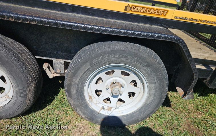 image for item EO4655 2019 Sure-Trac ST8214TAT-B-070 utility trailer