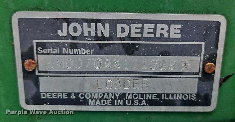 image for item EO4686 1990 John Deere 855 MFWD tractor