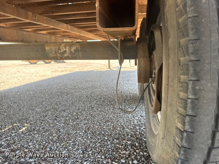 image for item ER2240 1979 Shop built flatbed trailer